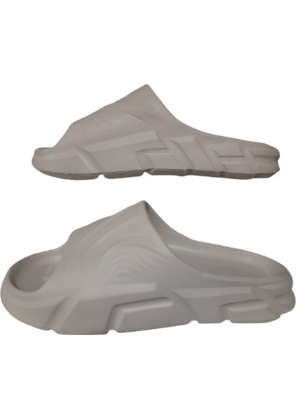 Erkek Krem Dalgalı Önü Açık Banyo Bahçe Terliği fiyatları