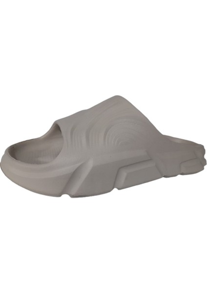 Erkek Krem Dalgalı Önü Açık Banyo Bahçe Terliği indirimleri