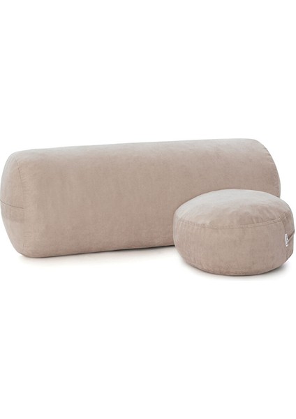Bej Bolster & Meditasyon Minderi