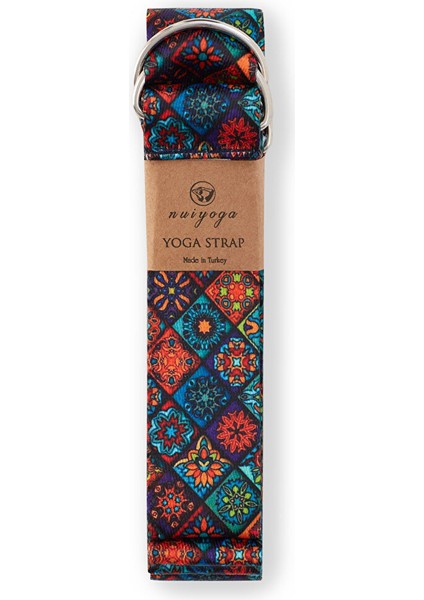Baklava Desenli Yoga Mat Taşıma Askısı