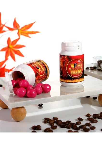 Full Gum Love - Epimedyum, Ginseng, Damiana, Maca, Caffeine Ekstraktlı Dolgulu Sakız indirimleri