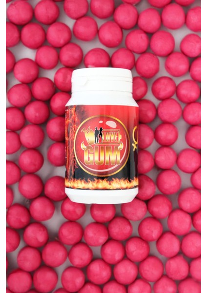 Full Gum Love - Epimedyum, Ginseng, Damiana, Maca, Caffeine Ekstraktlı Dolgulu Sakız