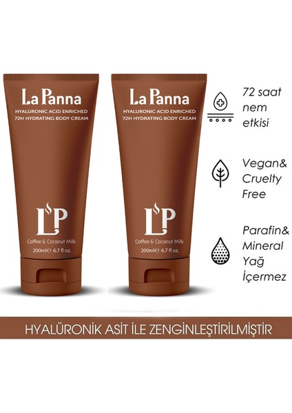 Coffee&coconut Milk Vücut Kremi 200ML X2