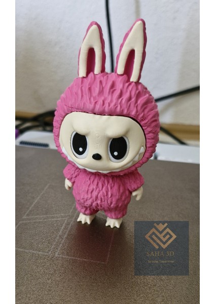Labubu Karakter Figürü Pembe, 11 cm Labubu Sevimli Oyuncak