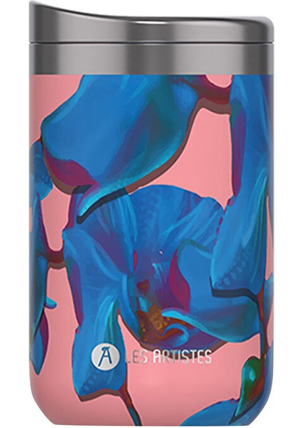 Isı Yalıtımlı Çelik Termos Mug 350ML Blue Pearl
