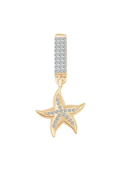 Altın Deniz Yıldızı Sallantılı Bileklik Charm