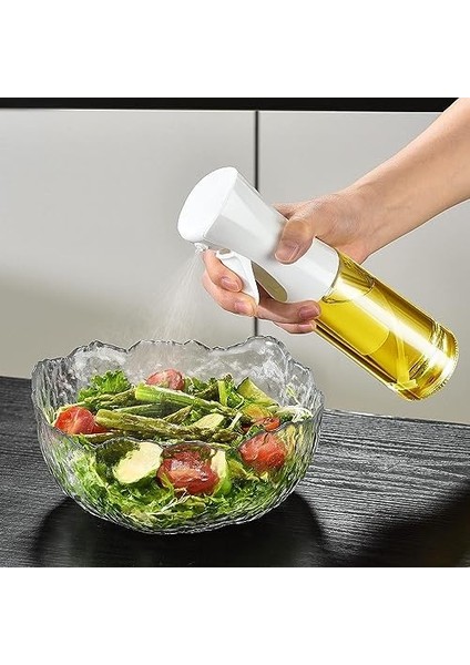 Home Sprey Yağdanlık Cam Şişe Yağ Püskürtücü 225 ml Airfryer Kızartma Izgara Salata Için Yağlık fiyatları