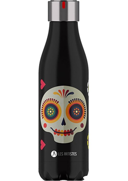 Isı Yalıtımlı Çelik Termos 500ML Sugar Skull