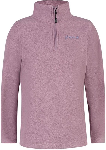 Clara Çocuk Yarım Fermuarlı Ince Polar Sweatshirt