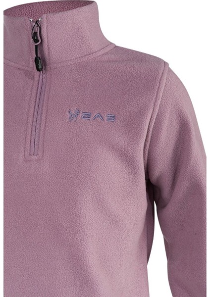 Clara Çocuk Yarım Fermuarlı Ince Polar Sweatshirt fırsatları