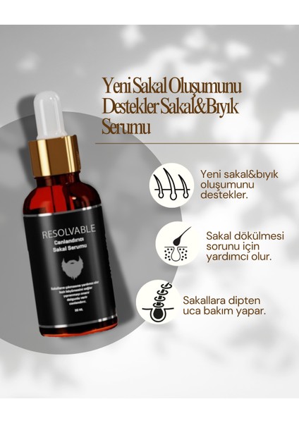 Sakal&bıyık Serumu(Seyrek Sakal, Köselik Sorunu ve Bakımlı Bir Sakal Görünümü Için Üretilmiş) fiyatları