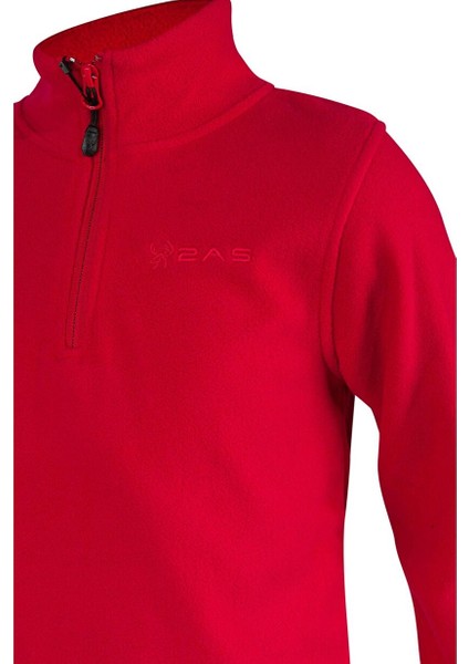 Clara Çocuk Yarım Fermuarlı Ince Polar Sweatshirt modelleri
