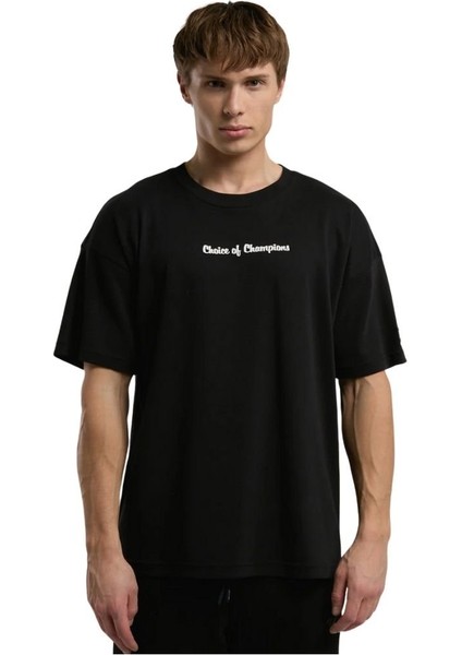 Champions Collection Siyah Erkek Tişört