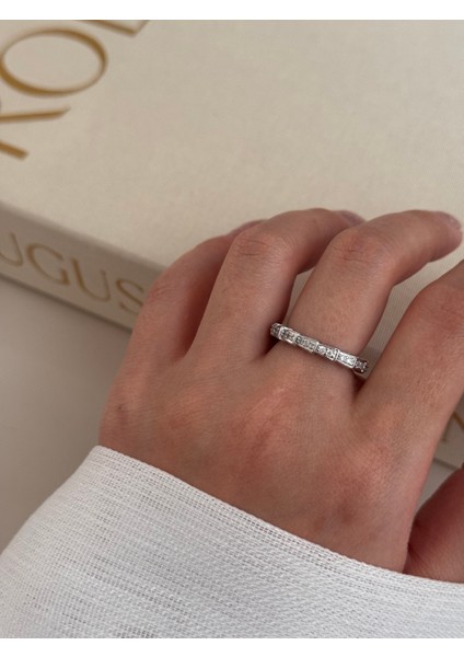 Ayarlanabilir Tamtur Zirkon Taşlı Çelik Gümüş Yüzük indirimleri