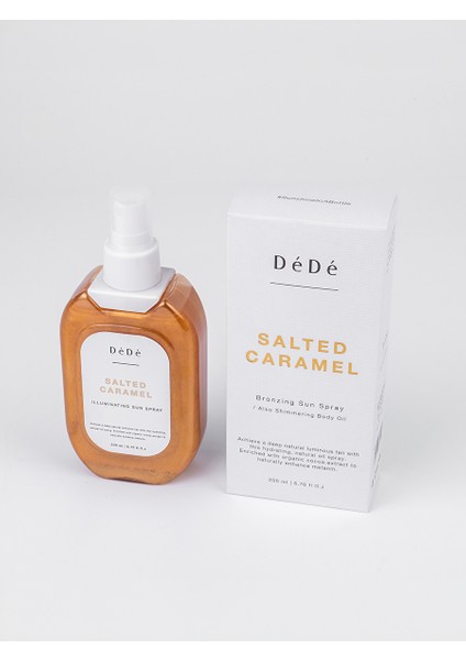Salted Caramel | Bronzlaştırıcı & Işıltılı Yağ