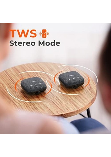 Stormbox Micro 2 IP67 Su Geçirmez 10W 30 Saat Oynatma Süresi Xbass Taşınabilir Bluetooth Hoparlör Siyah