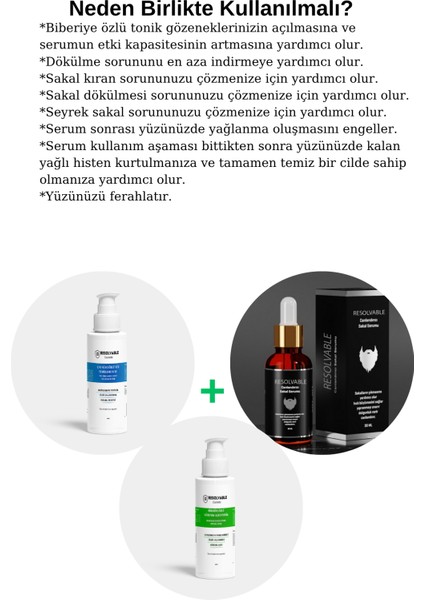 Sakal&bıyık Serumu(Seyrek Sakal, Köselik Sorunu ve Bakımlı Bir Sakal Görünümü Için Üretilmiş)