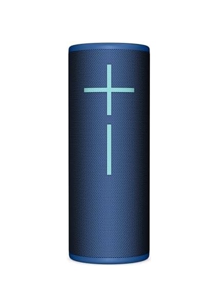 Ears Boom 4 Taşınabilir Su Geçirmez Bluetooth Hoparlör, 360 Derece, Güçlü, Sürükleyici, Kristal Netliğinde Ses, 15 Saatlik Pil Ömürlü ve 45M Kullanım Mesafeli Batmaz Hoparlör, Mavi