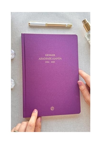 Color Keten Akademik Ajanda Limited Edition 17X24 Ciltli 24/25 Mor modelleri