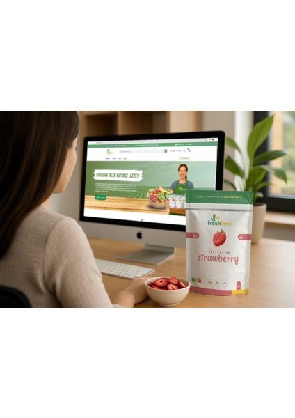 3`lü Avantaj Paket Çilek Kuru Meyve Cipsi - 3x 15GR