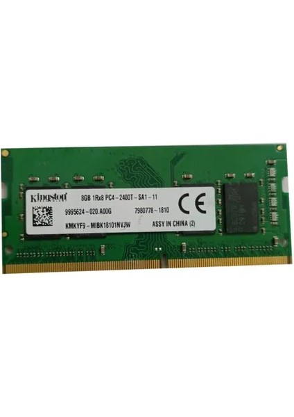 8gb X1 Ddr4 2400MHZ Kmkyf9-Mıh Sodımm 260PIN Laptop Ram PC4-2400T