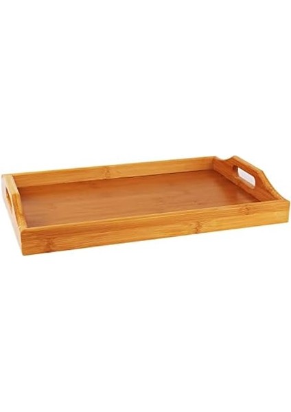 Bambu Dikdörtgen Sunum Tepsi 33X22X5 Cm, Bambu Sofra Tepsisi, Bambu Çay Tesisi, Bambu Tepsi, Bambu Sunum Tepsi