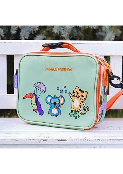 Moo Soft Cuddles & Isı Yalıtımlı Beslenme Çantası Jungle Friends