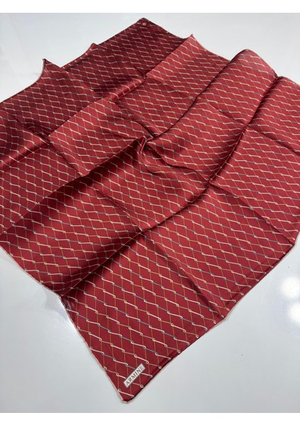 Ipek Eşarp 2024 Yaz - 9152-80 Bordo Twill