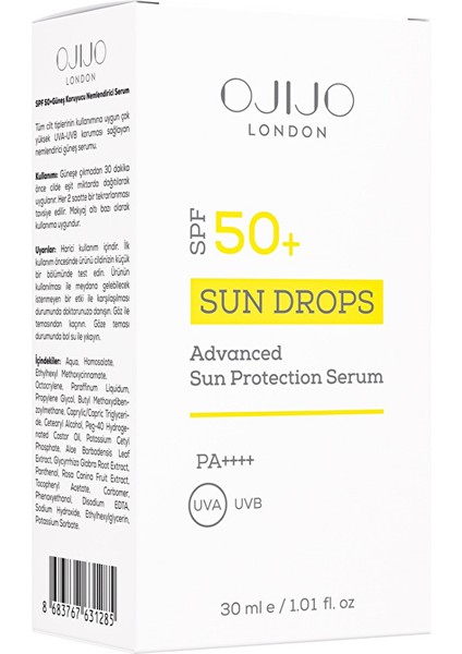 Sun Drops Spf 50 Güneş Koruyucu Serum 30 ml