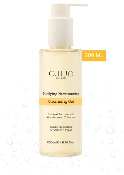 Niasinamid Içeren Arındırıcı Yüz Temizleyici Jel, 200 Ml, Tüm Cilt Tipleri