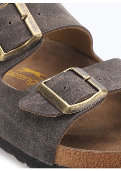 Lens Kadın Terlik Kahve Nubuk fırsatları