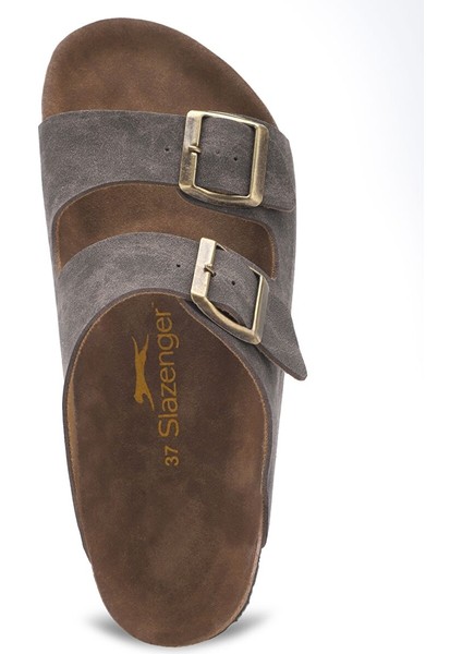 Lens Kadın Terlik Kahve Nubuk indirimleri