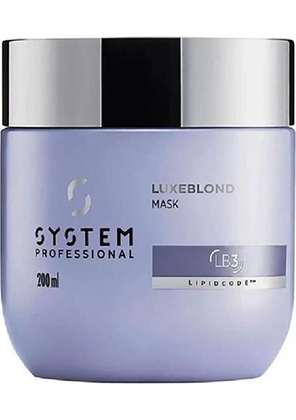 System Professional Luxeblond Maskesi 200ML
