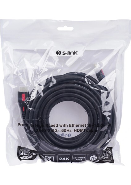 19+1 10 Metre V2.0 4K 60hz Hdmı Kablo SL-HDM4K10 modelleri