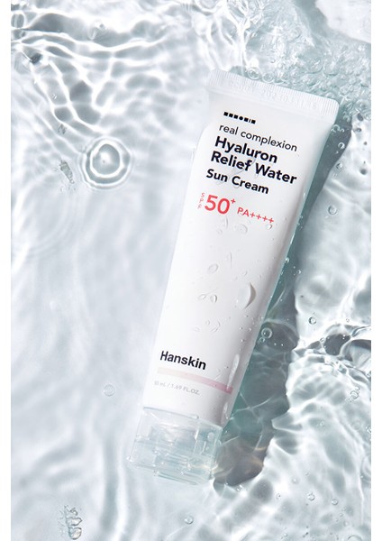 Hyaluron Relief Water Sun Cream- SPF50+ Pa++++ Güneş Kremi Tüm Cilt Tipleri Için 50 ml