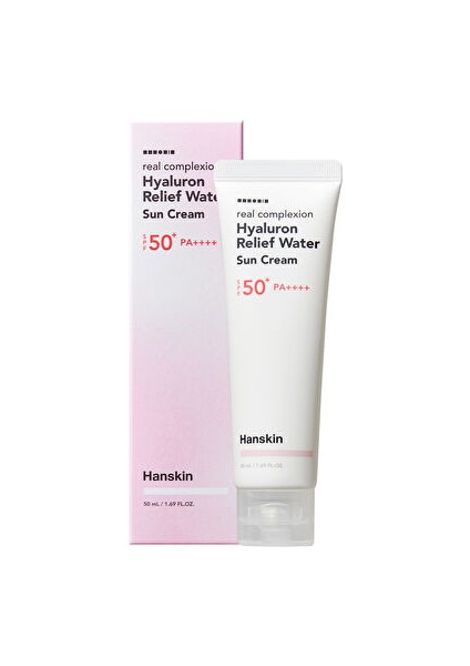 Hyaluron Relief Water Sun Cream- SPF50+ Pa++++ Güneş Kremi Tüm Cilt Tipleri Için 50 ml