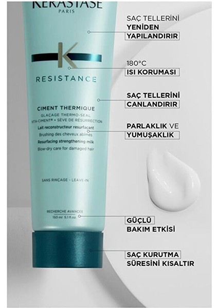 Resistance Ciment Thermique Bakım Kremi 150 ml fiyatları