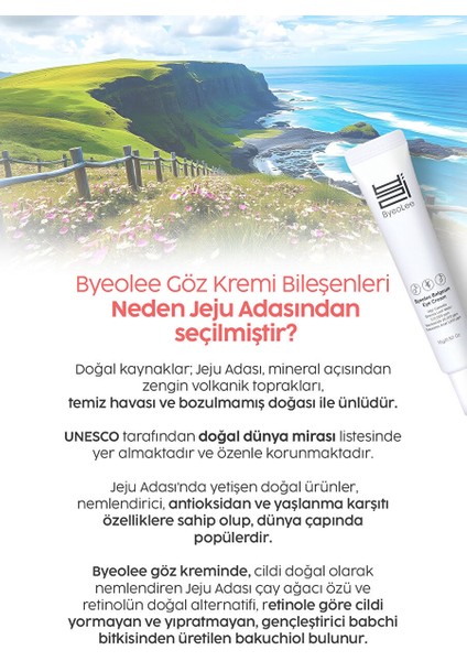Balgeum Jeju Bakuchoil Gözaltı Torba & Koyu Halka Karşıtı Yeni Nesil Kore Göz Kremi 15GR modelleri