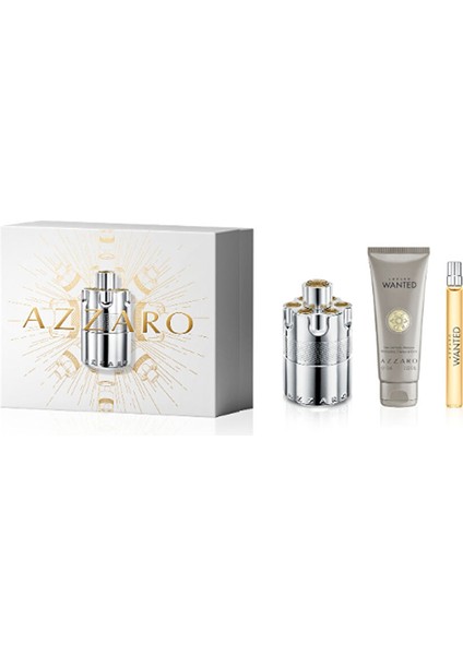 Wanted Edp Erkek Parfüm Seti (100 ml + 10 ml + 50ML Shower Gel)
