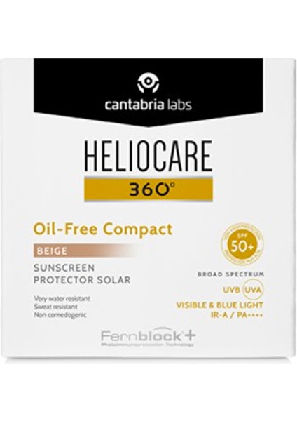 360 SPF50 Oil-Free Compact Color Beige Sun Protector 10 G fiyatları