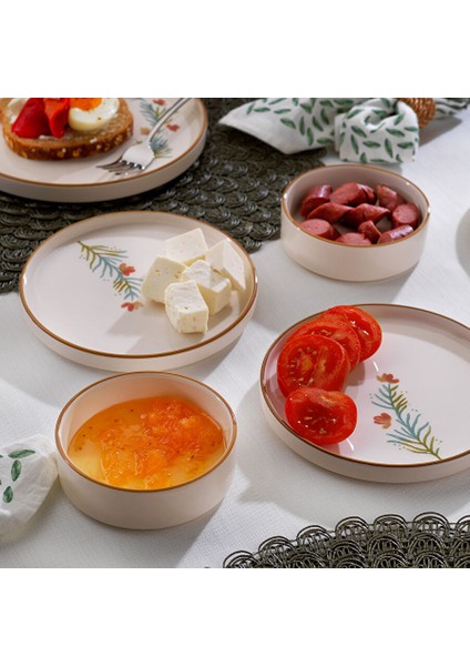 Sunny 4 Kişilik Kahvaltı Takımı 10 Parça-Kahve
