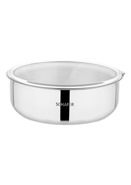 Practi 3 Lü Çelik Saklama Kabı (16-18-20 Cm)-6 Parça-Inox