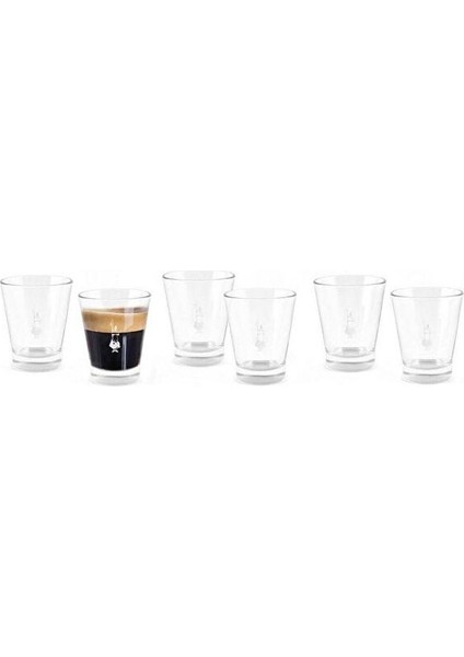 Set 6'lı Set Espresso Cam Bardak