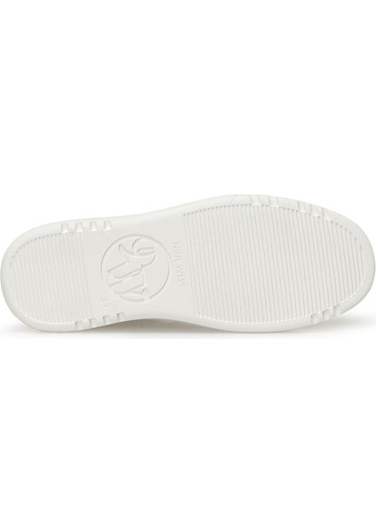 Gümüş Kadın Deri Sneaker Semmey 3pr