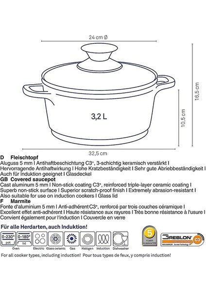 Kerros Tencere 24 cm indirimleri
