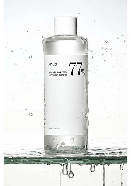 Heartleaf 77% Soothing Toner 250ML - Nemlendirici & Yatıştırıcı Vegan Tonik fırsatları