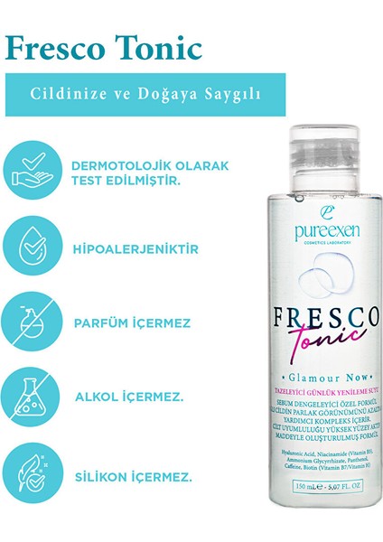 Cosmetıcs Fresco Tonic – Akne Siyah Nokta Leke Karşıtı Koruyucu Günlük Cilt Temizleyici modelleri