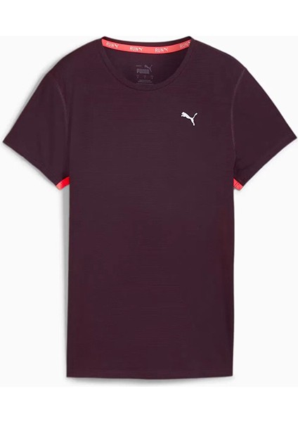 Bordo Kadın Normal Düz T-Shirt 52506144 Run Favorıtes Velocıty Tee