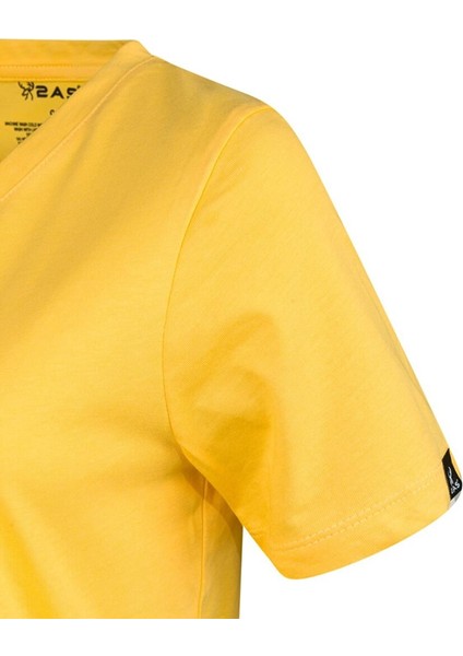 Alone Baskılı V Yaka Kadın T-Shirt 406 modelleri