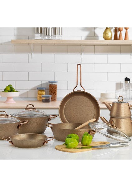 New Range Çeyiz Seti 11 Parça-Bakır fiyatları